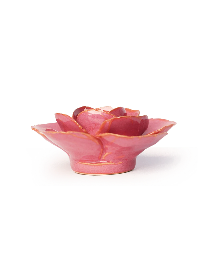 Pink Ranunculus Ceramic Wall Flower