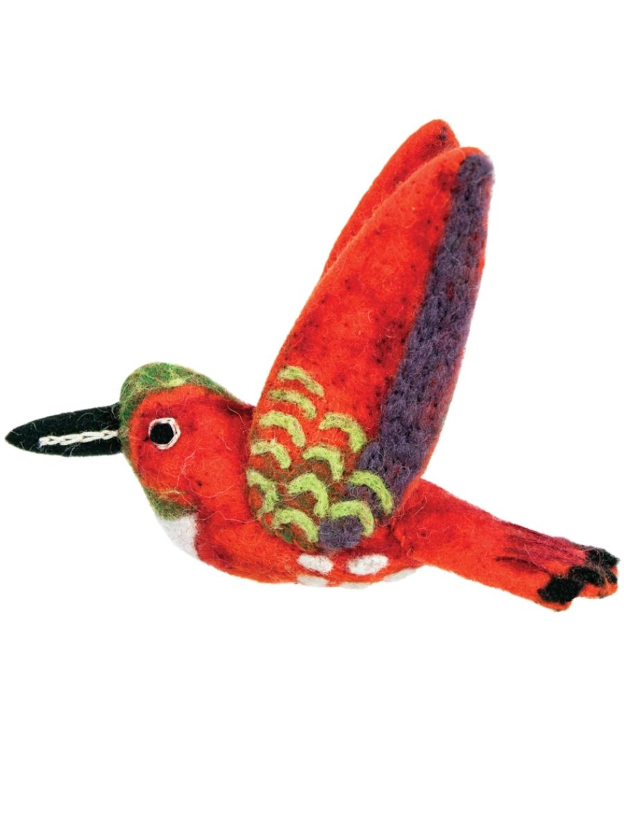 Rufous Hummingbird Ornament