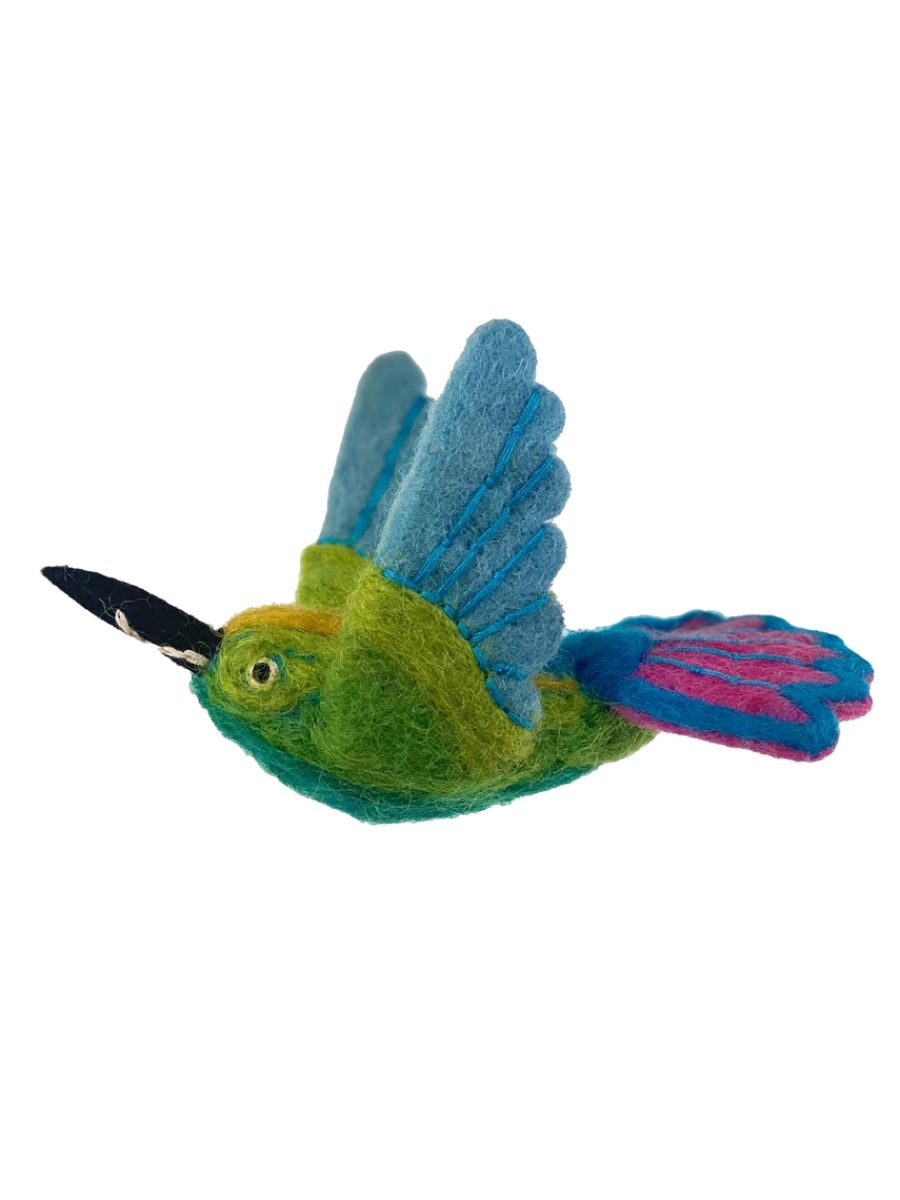 Mango Hummingbird Ornament