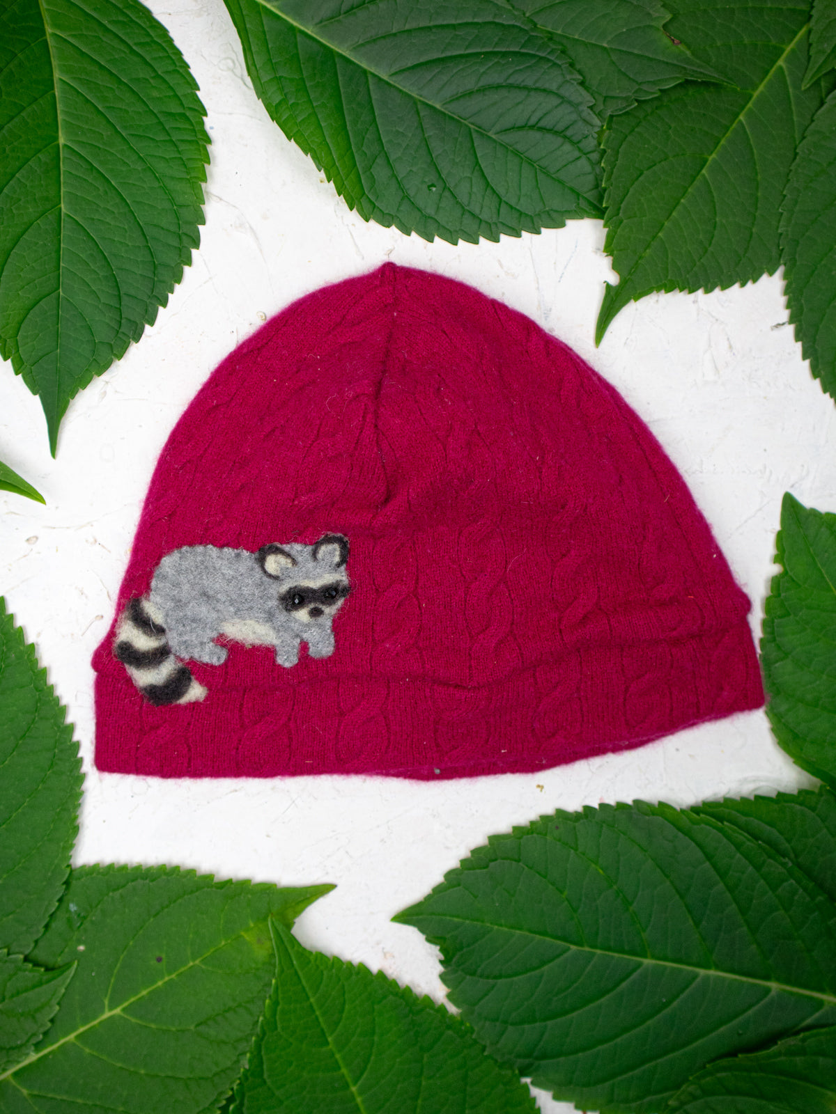 Raccoon Cashmere Hat