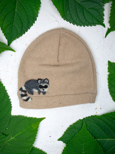 Raccoon Cashmere Hat - Toddler