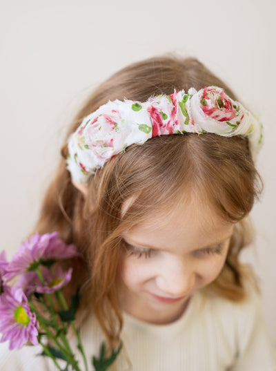 Rose Confection Child Headband