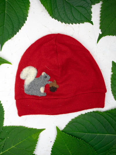 Squirrel Cashmere Hat