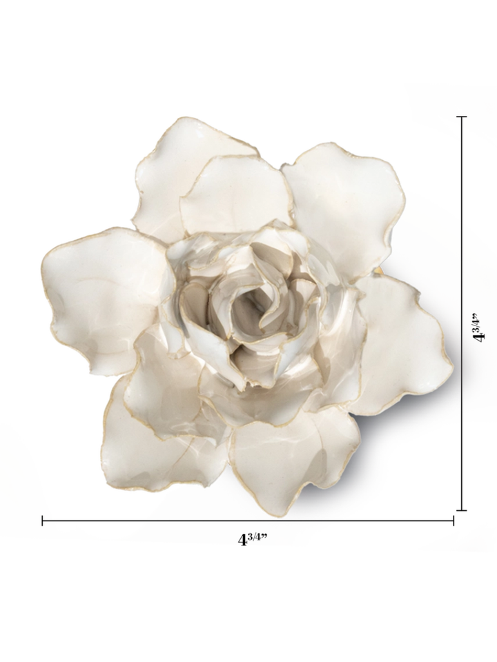 Stargazer Lily Ceramic Wall Flower