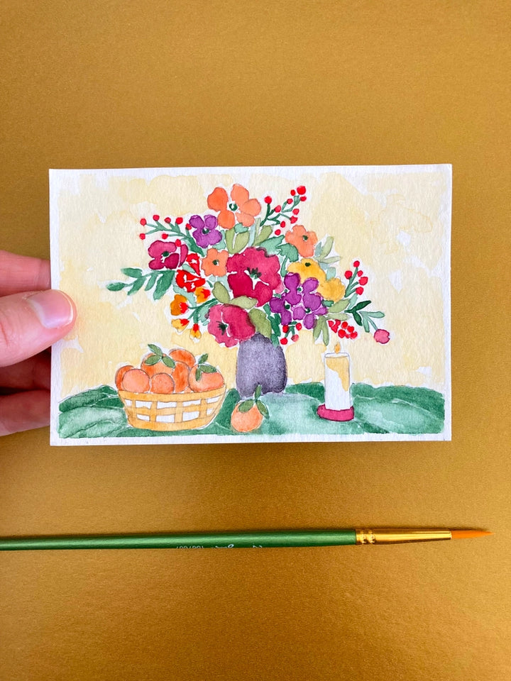 Watercolor Craft Kit Winter Still Life