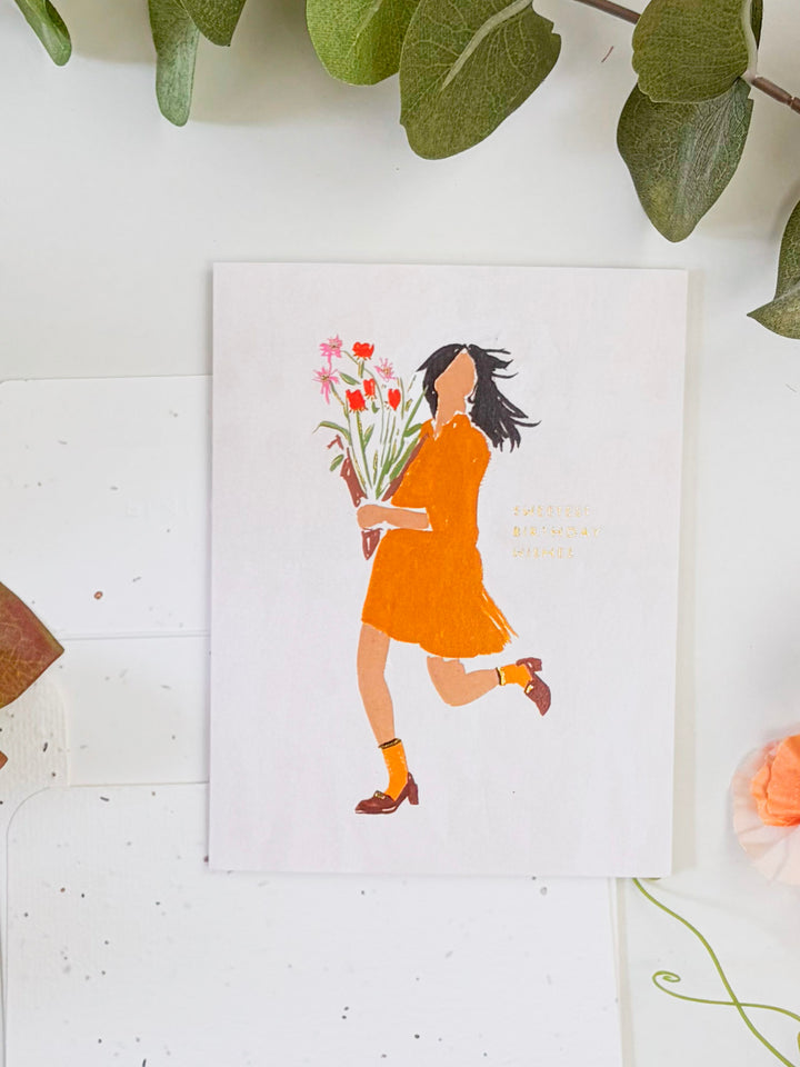 Sweet Wishes - Seeded Birthday Card