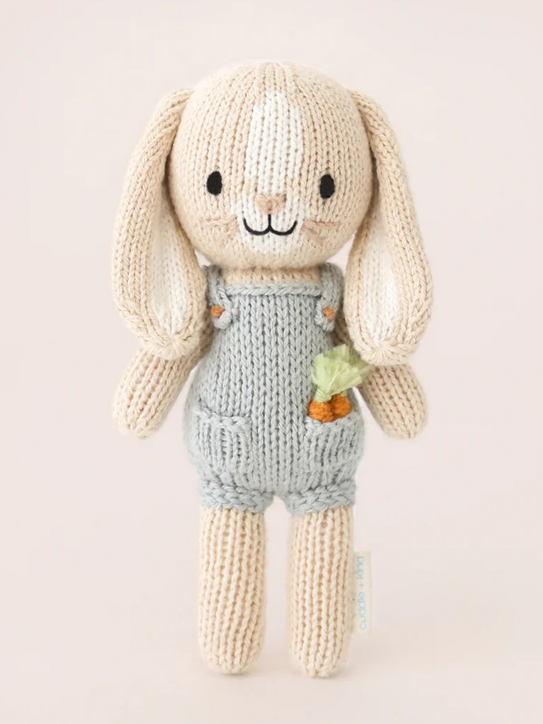 Cuddle + Kind Tiny Henry the Bunny – Hand Knit Organic Cotton Stuffed Animal