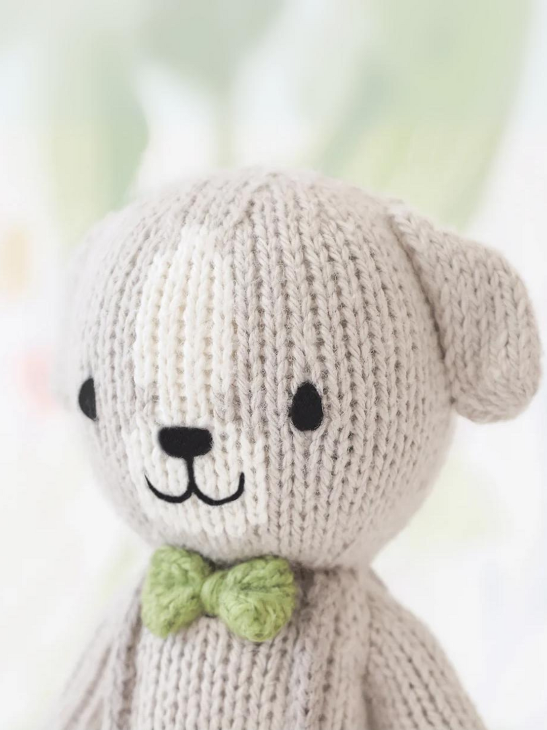 Cuddle + Kind Tiny Noah the Dog – Hand Knit Organic Cotton Stuffed Animal