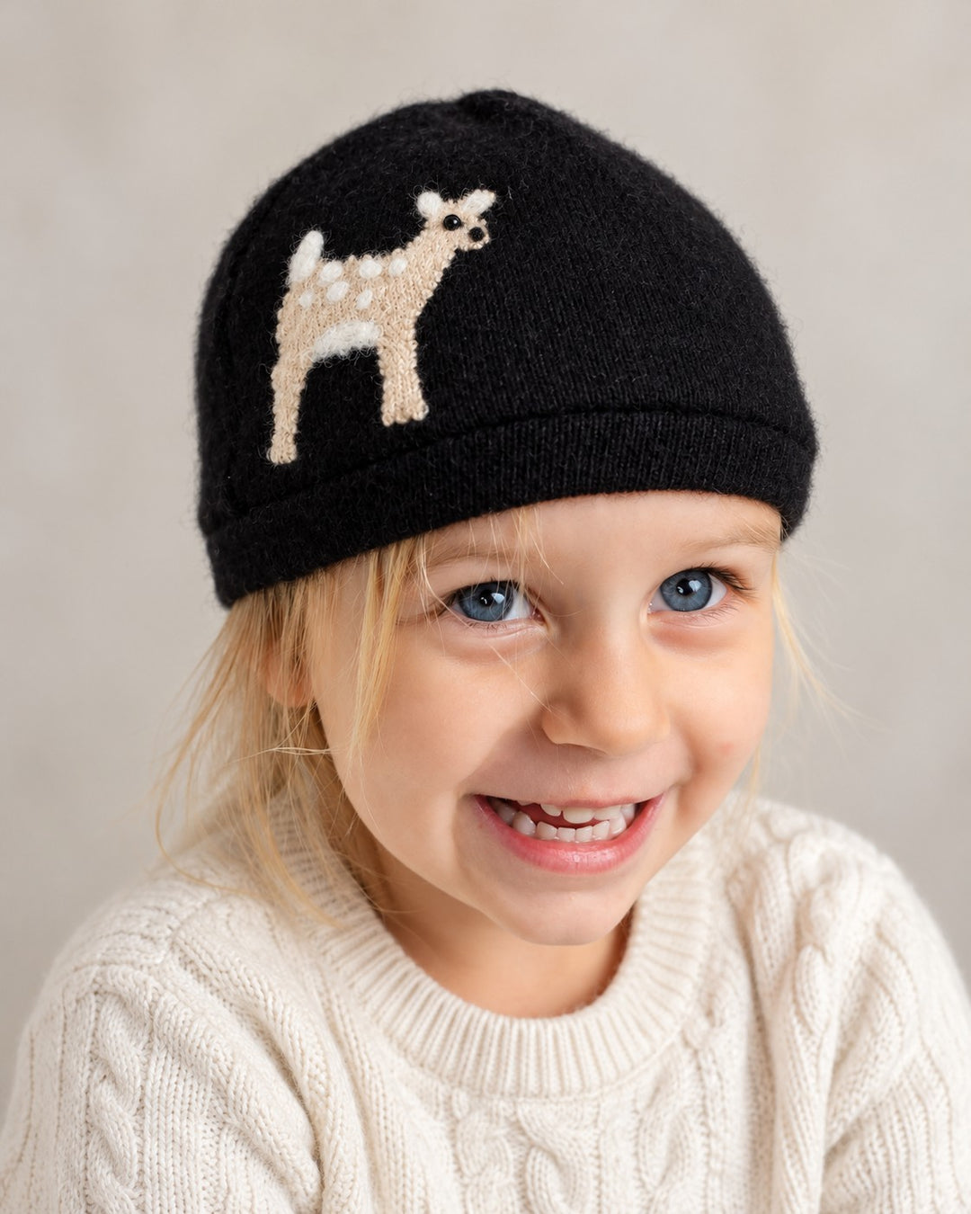 Fawn Cashmere Hat - Toddler