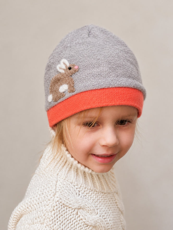 Bunny Cashmere Hat - Toddler