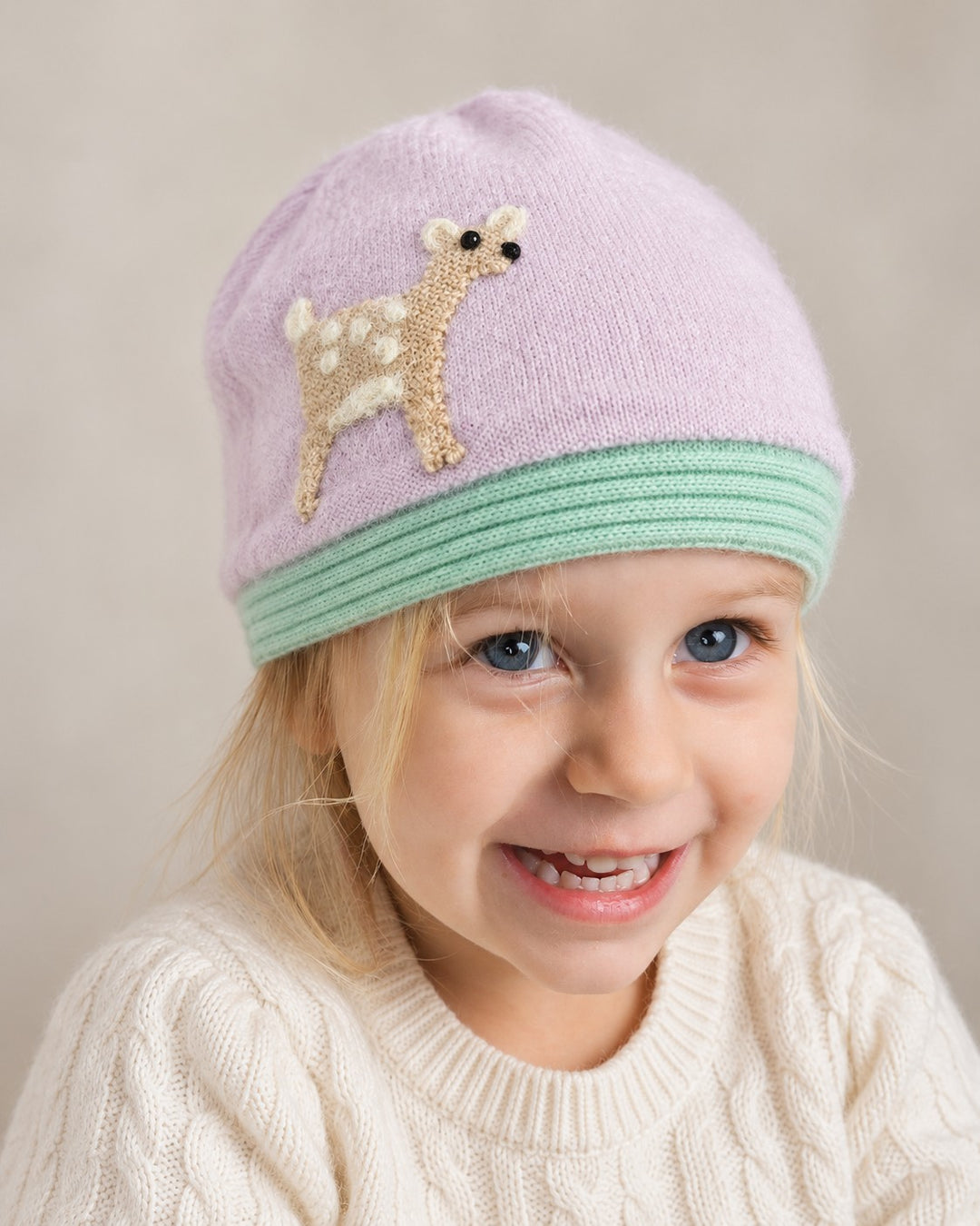 Fawn Cashmere Hat - Toddler