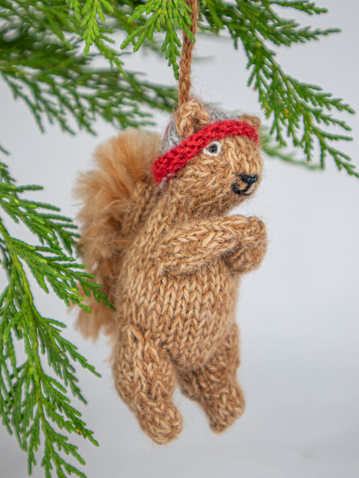 Woodland Squirrel Ornament