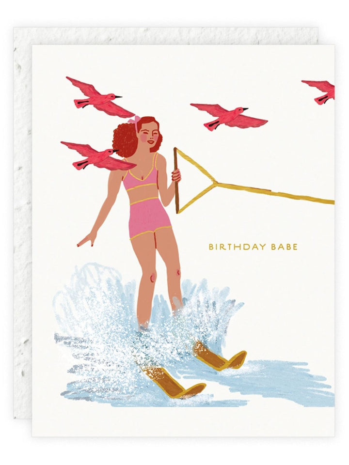 Birthday Babe -  Seeded Birthday Card