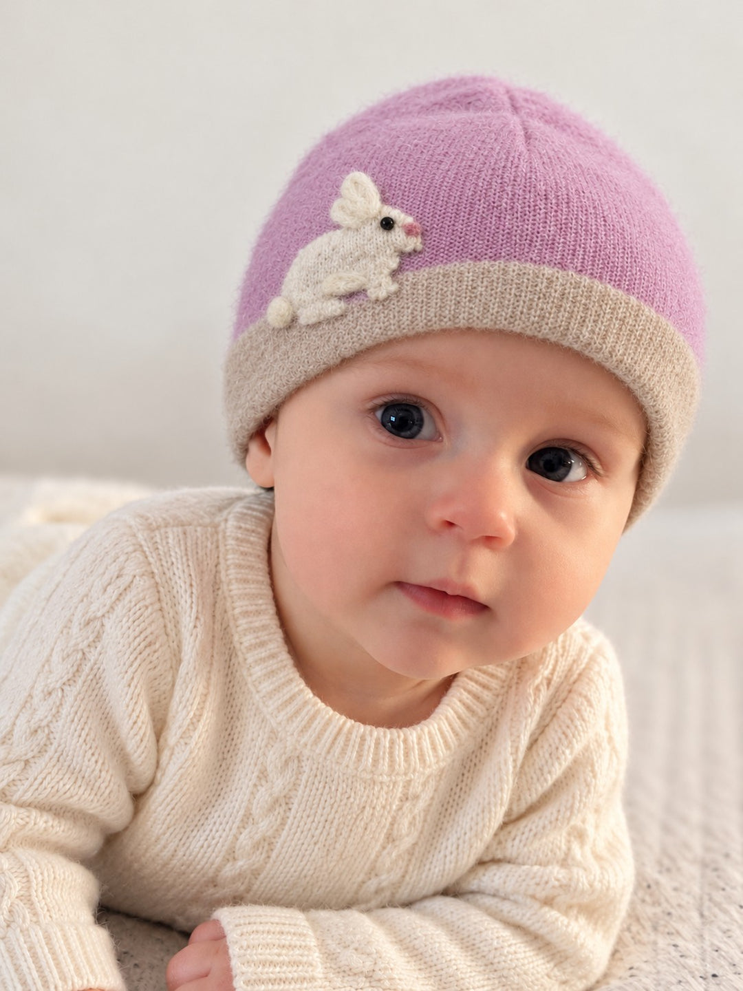 Bunny Cashmere Hat - Baby