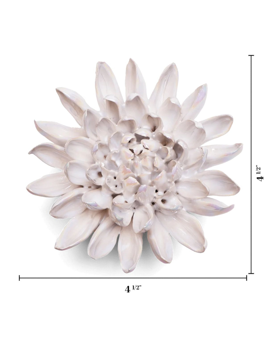 Ceramic Flower Ivory Pearl Chrysanthemum