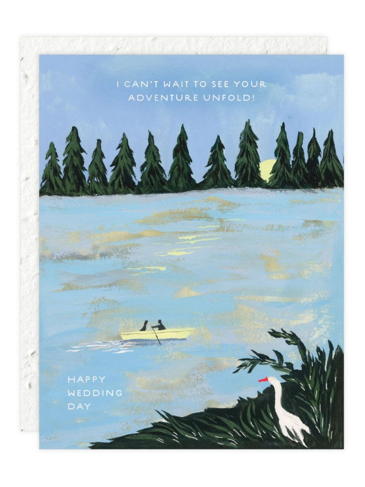 The Adventure of Us - Seeded Wedding Card