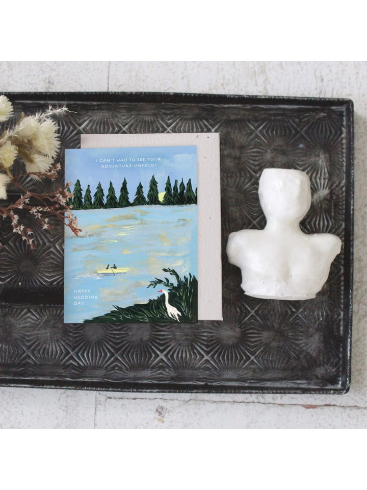 The Adventure of Us - Seeded Wedding Card