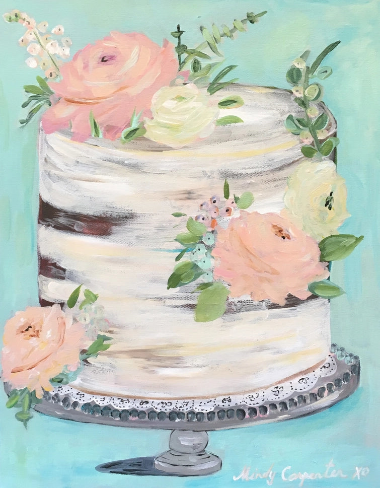 Fancy Cake Greeting Card by Carpe Diem Papers
