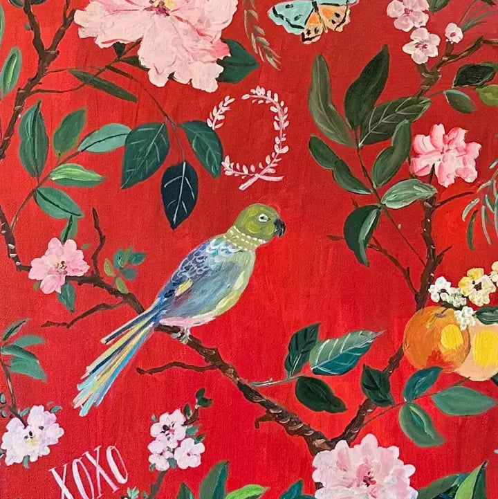 Seasons Greetings Chinoiserie Greeting Card by Carpe Diem Papers