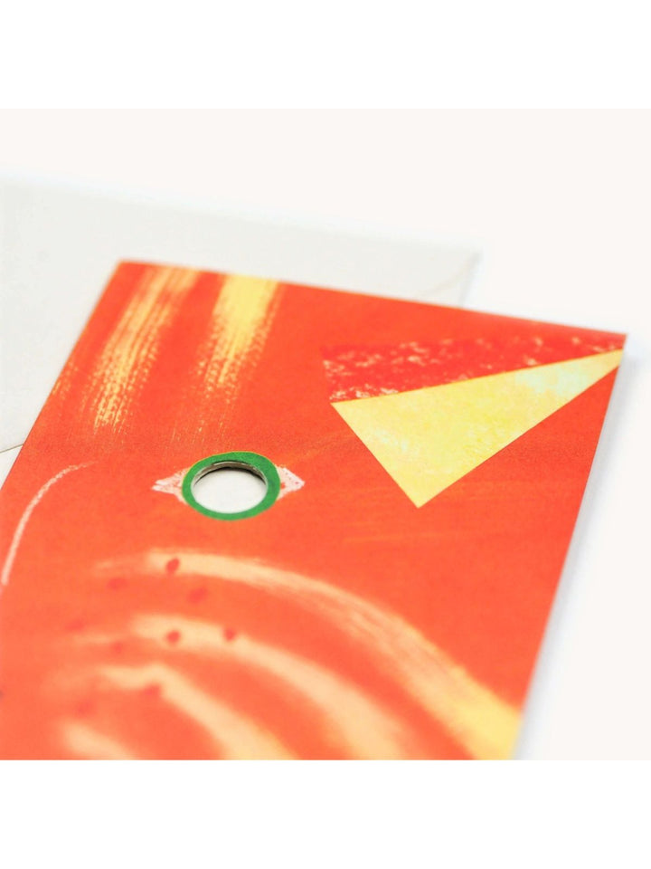 Cat Mask Greeting Card