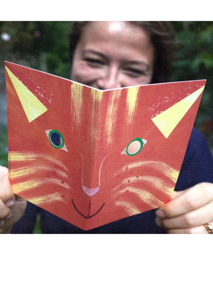 Cat Mask Greeting Card