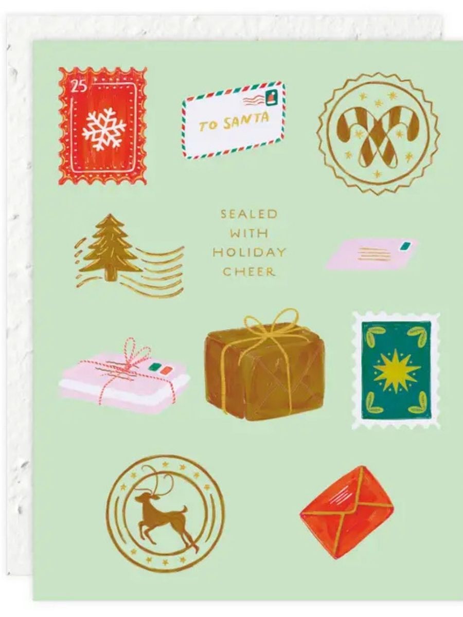 Holiday Cheer- Seeded Holiday Card