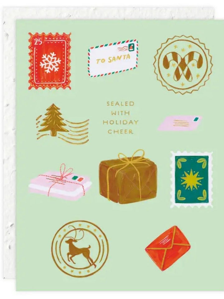 Holiday Cheer- Seeded Holiday Card