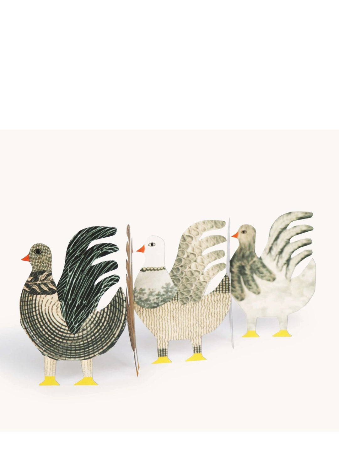 Chickens Fold Out Concertina Card