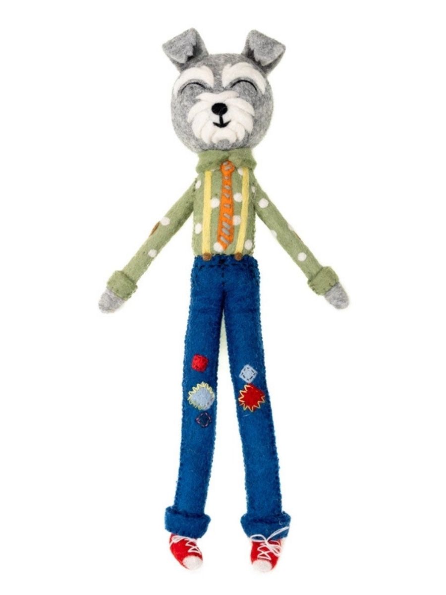 French Knot Wilbur the Dog Wool Animal Friend