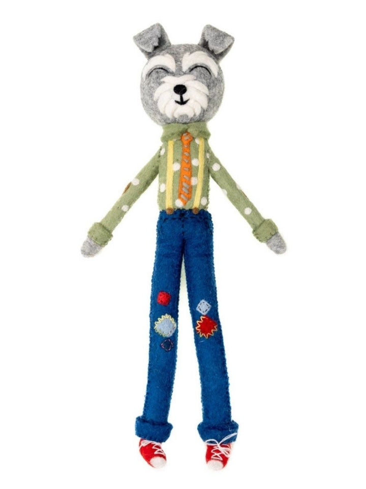 French Knot Wilbur the Dog Wool Animal Friend