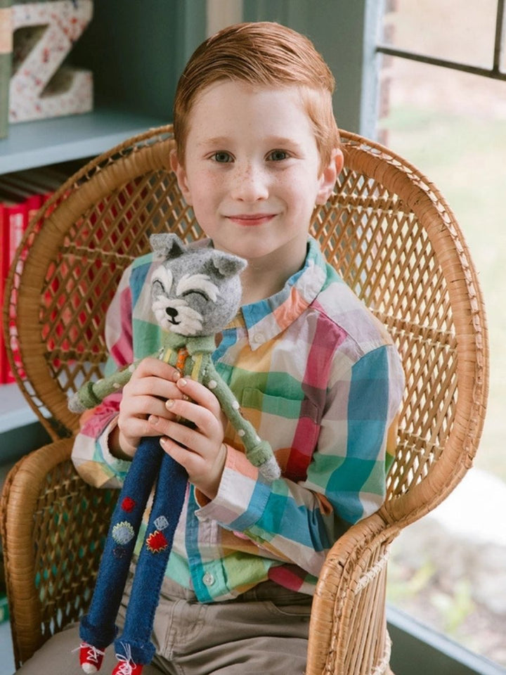 French Knot Wilbur the Dog Wool Animal Friend