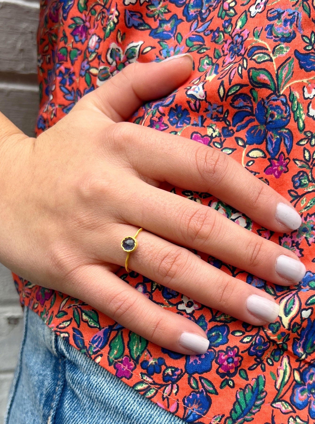 Ash & Rose Droplet Stacking Ring, Staple accessory for everyday wear ...