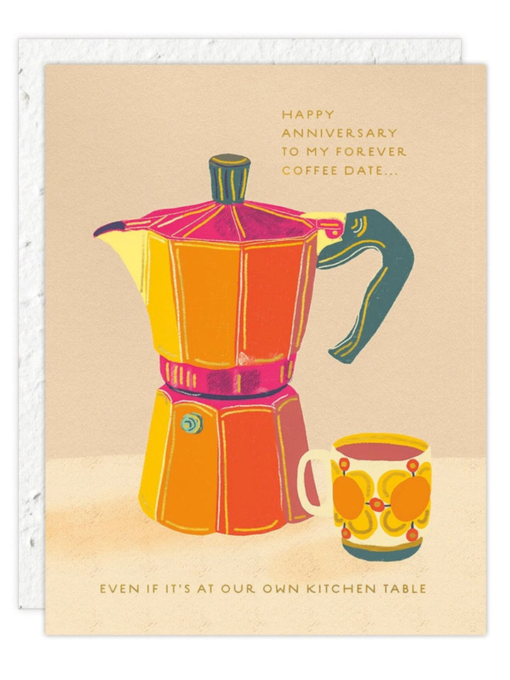 Espresso - Seeded Anniversary Card