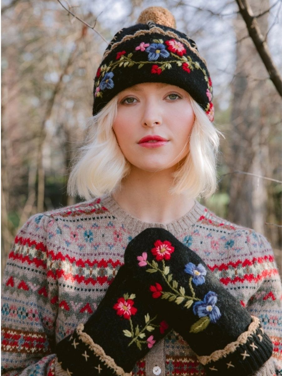Freya French Knot Wool Hat