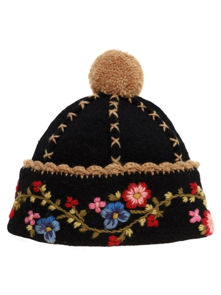 Freya French Knot Wool Hat