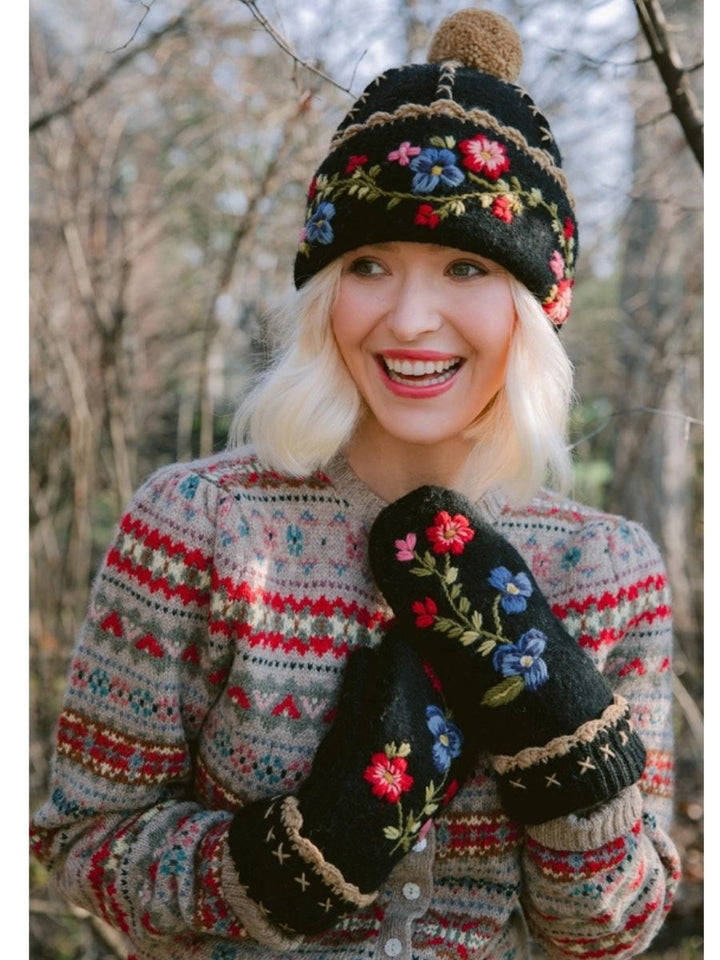 Freya French Knot Wool Hat