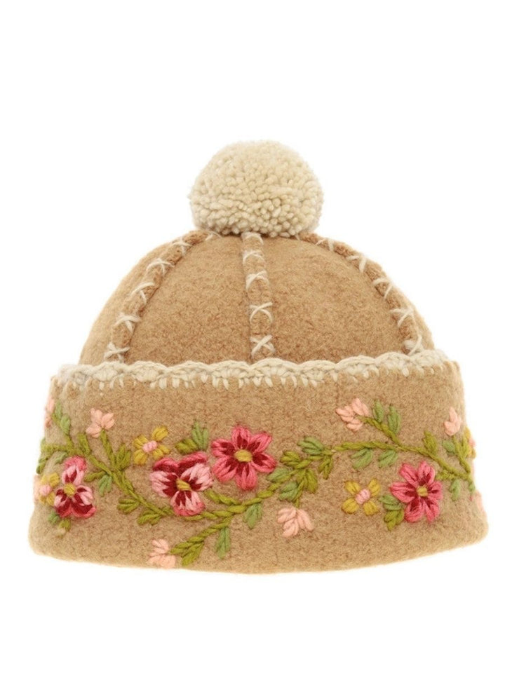 Freya French Knot Wool Hat