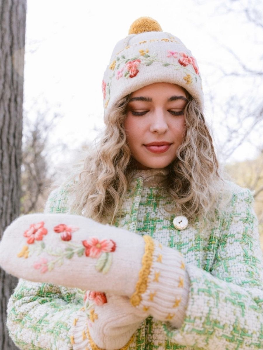 Freya French Knot Wool Hat