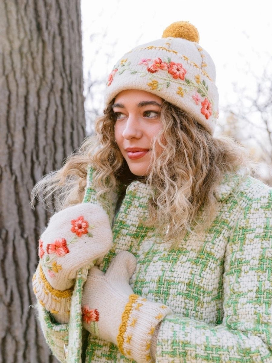 Freya French Knot Wool Hat