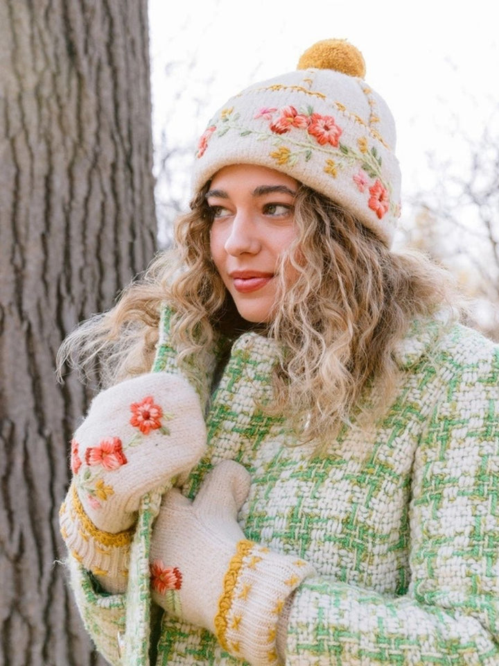 Freya French Knot Wool Hat