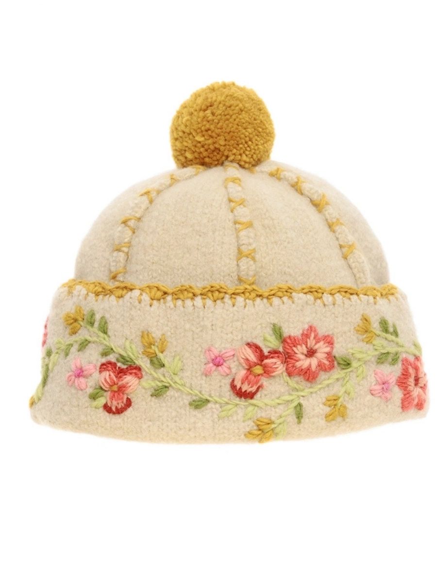 Freya French Knot Wool Hat