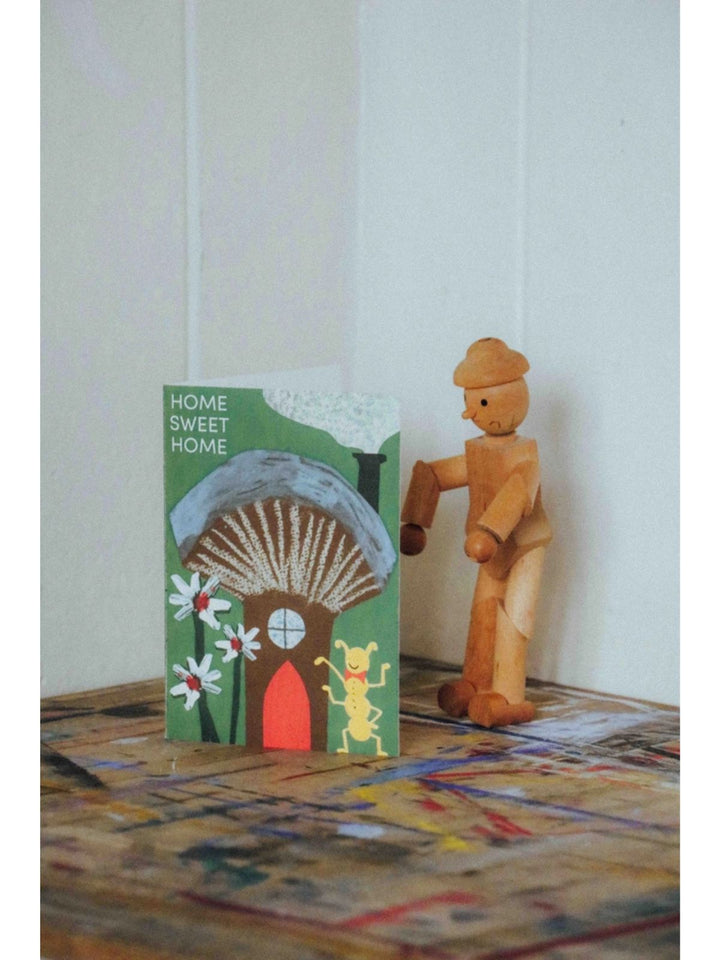 Home Sweet Home Mushroom House Greeting Card