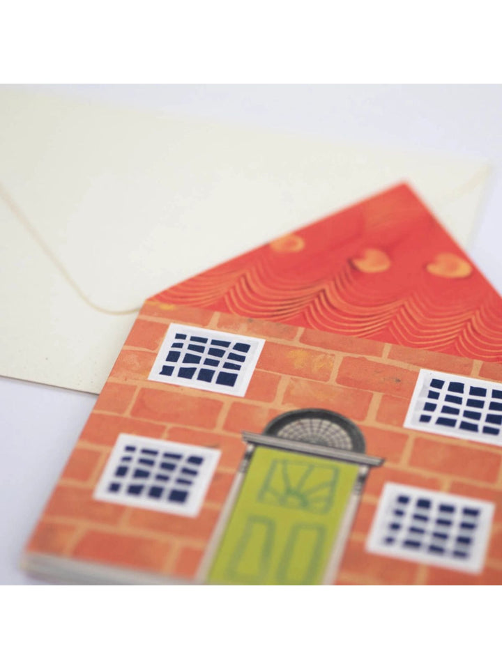 House Fold Out Concertina Card