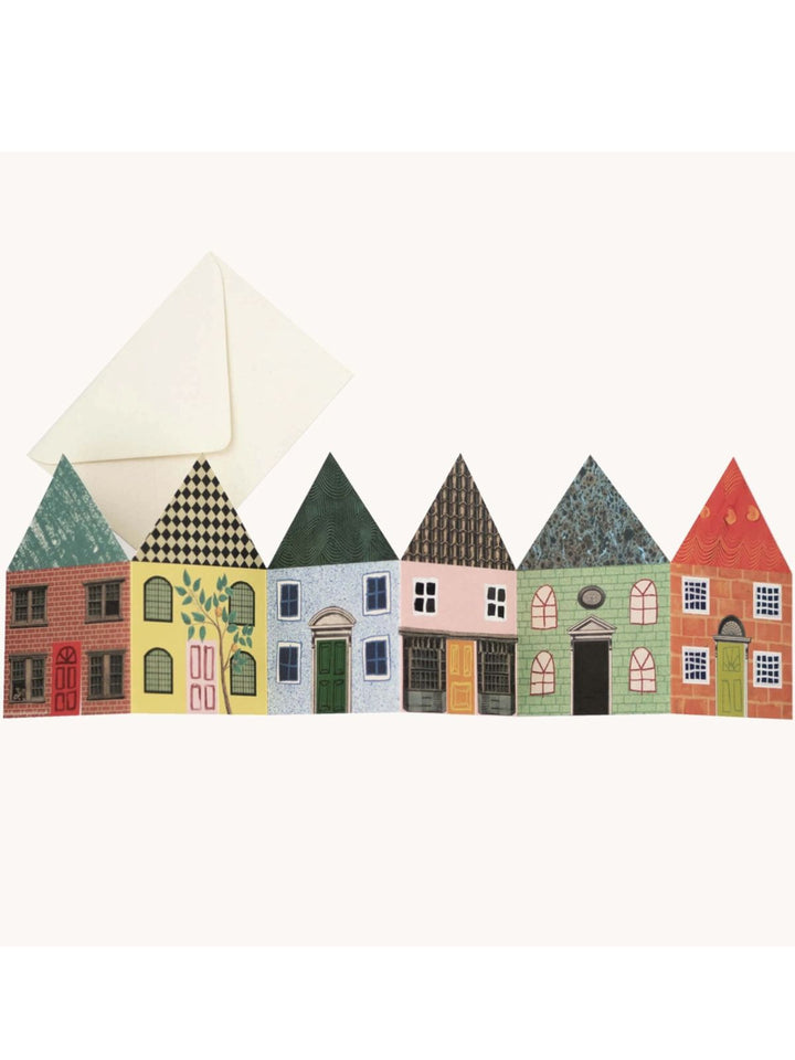 House Fold Out Concertina Card