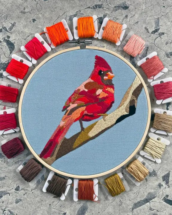 Botanical Embroidery & Beadwork Kit – Kate Wyatt Fine Art