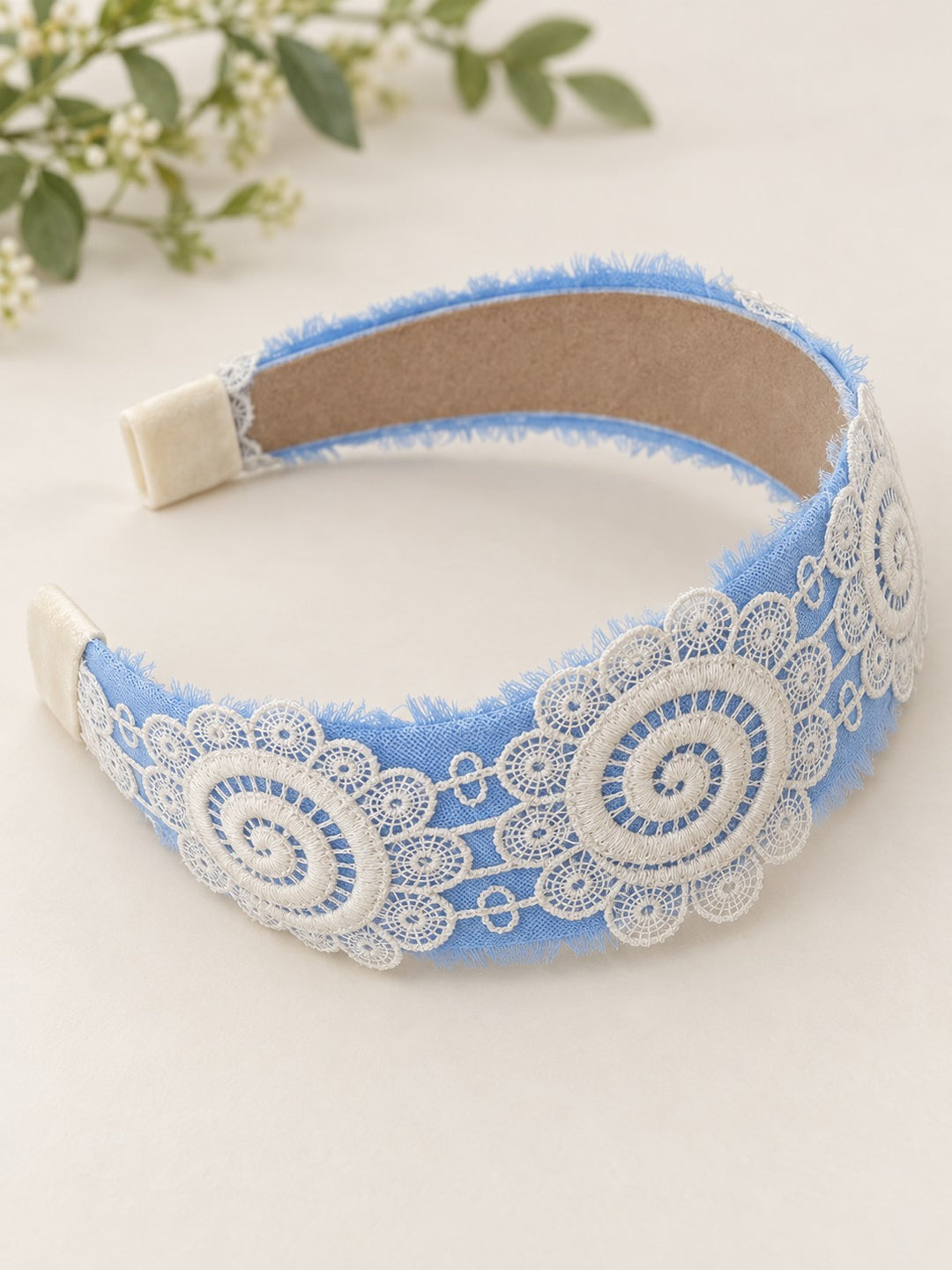 Cecily’s Lace and Linen Headband
