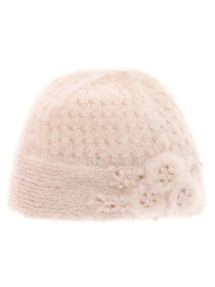 Mae Cloche French Knot Mohair Wool Hat