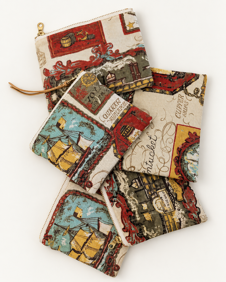 Maritime Heritage Mini Zip Pouch