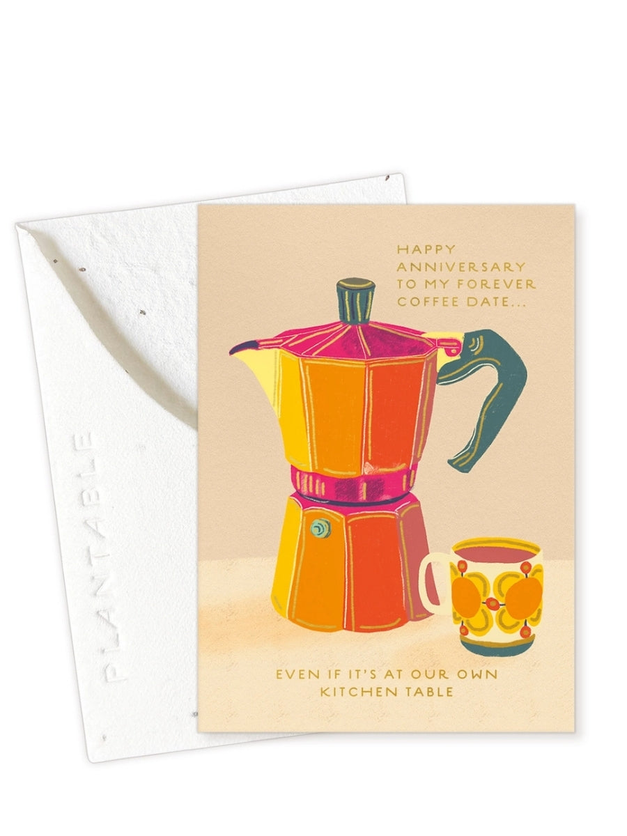 Mini Espresso - Seeded Anniversary Card