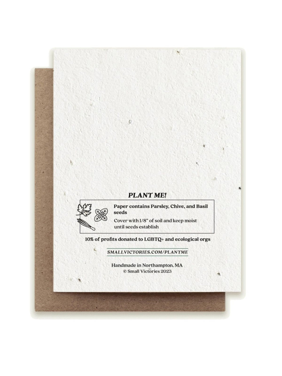Moon Phase Birthday Plantable Wildflower Seeded Greeting Card